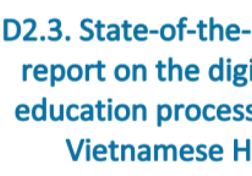 This synthesis report represents an update of the previous need analysis report